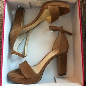 Suede Brown Vince Camuto Heels